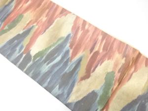 アンティーク　霞模様織り出し袋帯（材料）